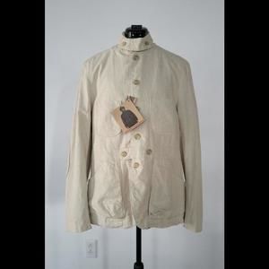 Woolrich Ivory Linen Hunting Jacket Sz. L